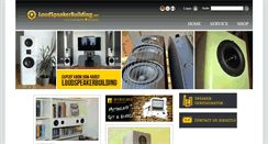 Desktop Screenshot of loudspeakerbuilding.com